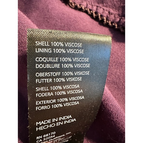 Anthropologie Somerset Tierd Maxi Dress Size M Purple Pink Floral Boho Bohemian - Picture 12 of 13